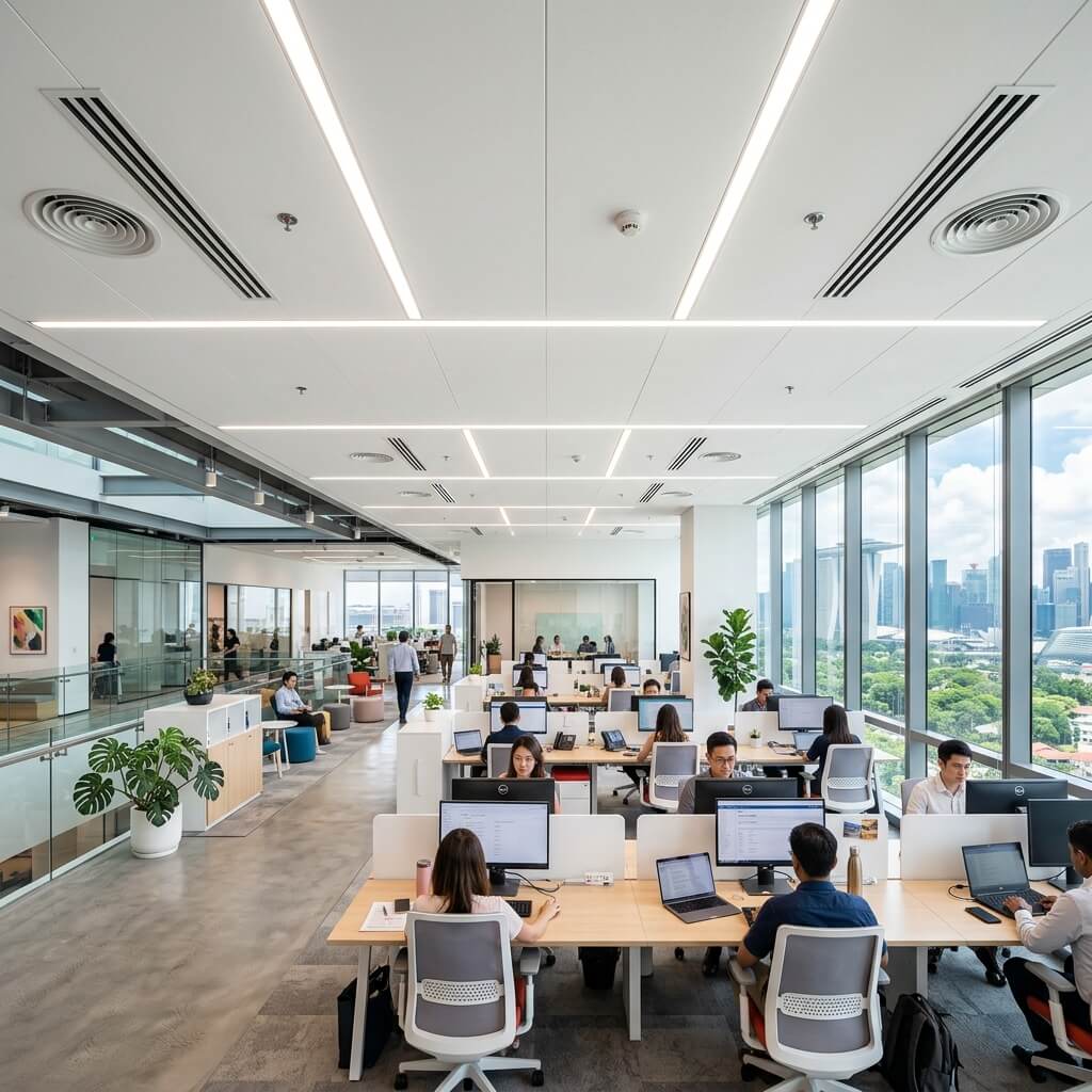 Commercial office HVAC